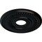 Ekena Millwork Berkshire Ceiling Medallion (Fits Canopies up to 7"), 15 3/4"OD x 3 7/8"ID x 3/4"P, Jet Black CM15BEBLF - alternate 2
